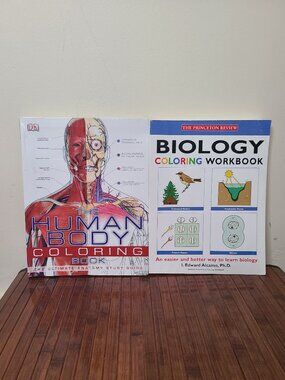 DK Human Body Coloring Book/Princeton Biology Coloring Book